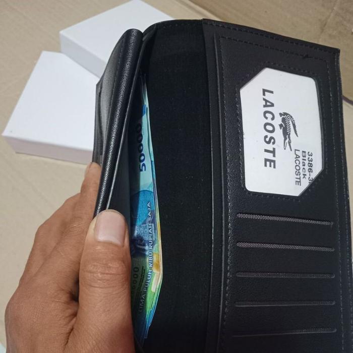 【NEW】 DOMPET KULIT LCST PANJANG PRIA DAN WANITA DOMPET LIPAT PANJANG GRATIS BOX