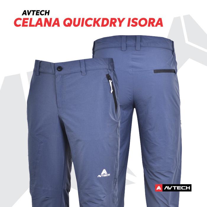 Avtech - Celana Outdoor Pria | Celana Gunung Wanita Quickdry | Celana Panjang Quick Dry Isora