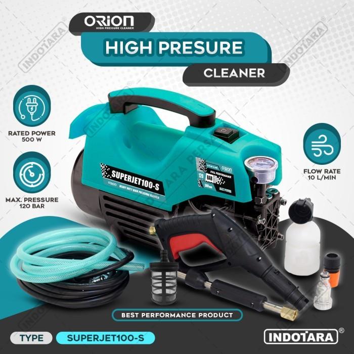 Alat steam cuci motor & mobil Jet Cleaner - Orion SUPERJET100S Silent (Tidak Berisik)