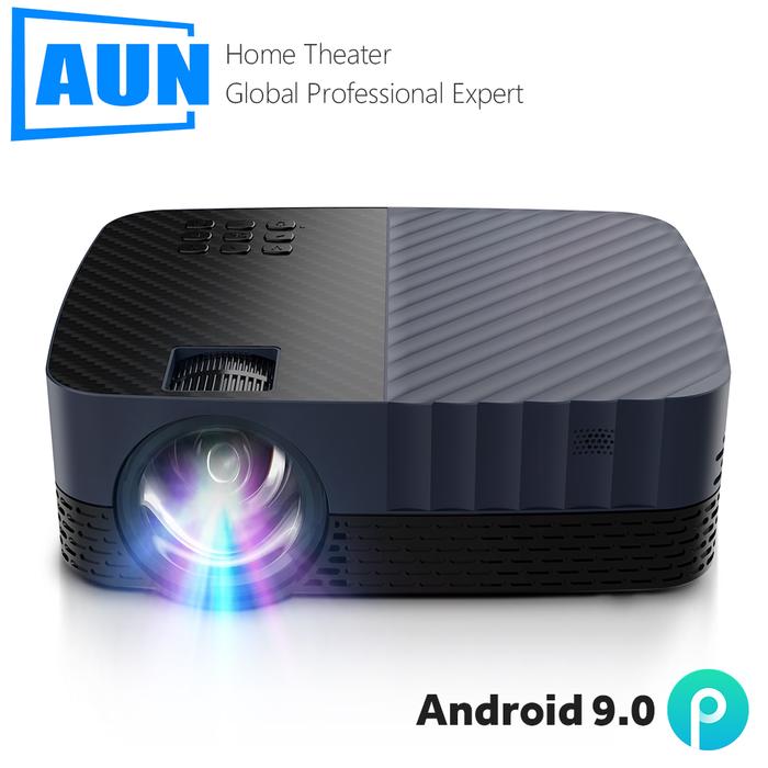 AUN Z5S Full HD 1080P Projector LED Theater Android 9 TV MINI Beamer