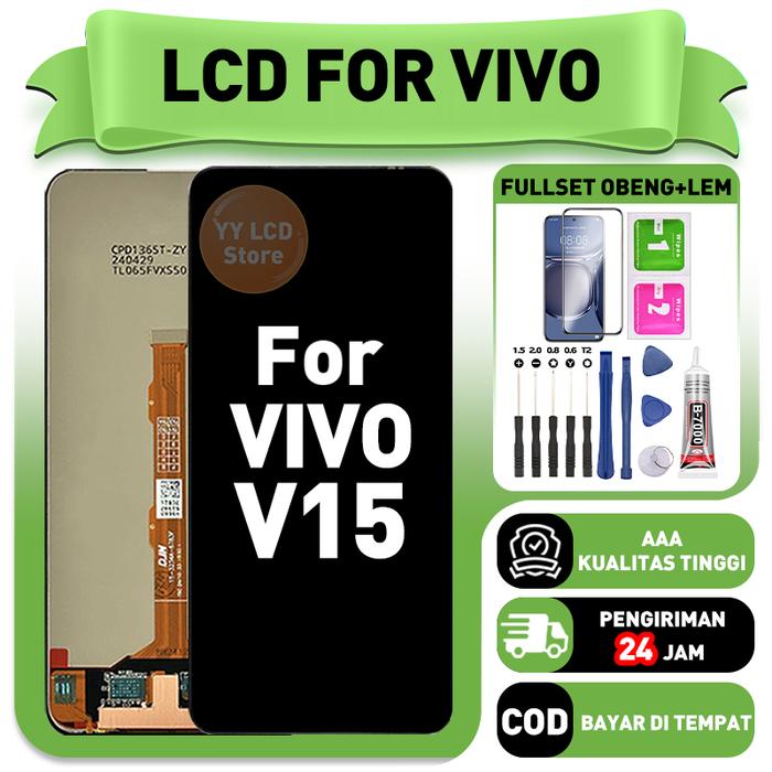 LCD FOR VIVO V15 Fullset Touchscreen GARANSI 1 TAHUN | FREE ALAT PASANG COD & KIRIM CEPAT