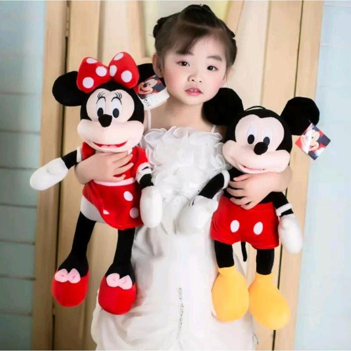 Boneka Miki Minni Boneka Mickey Mouse Minnie Mouse