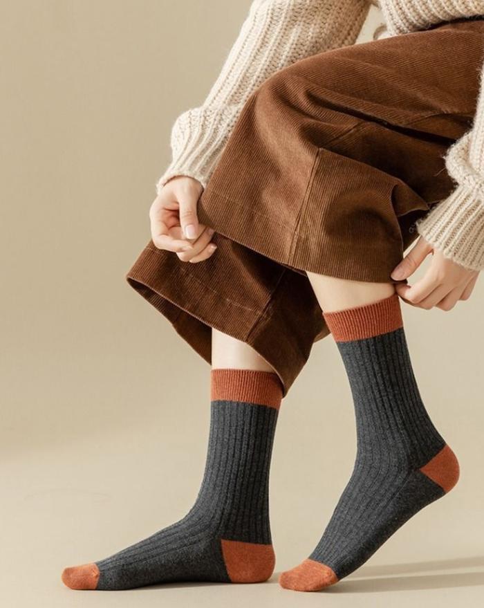 KK156 Kaos kaki Wanita Vintage Classic Women Socks