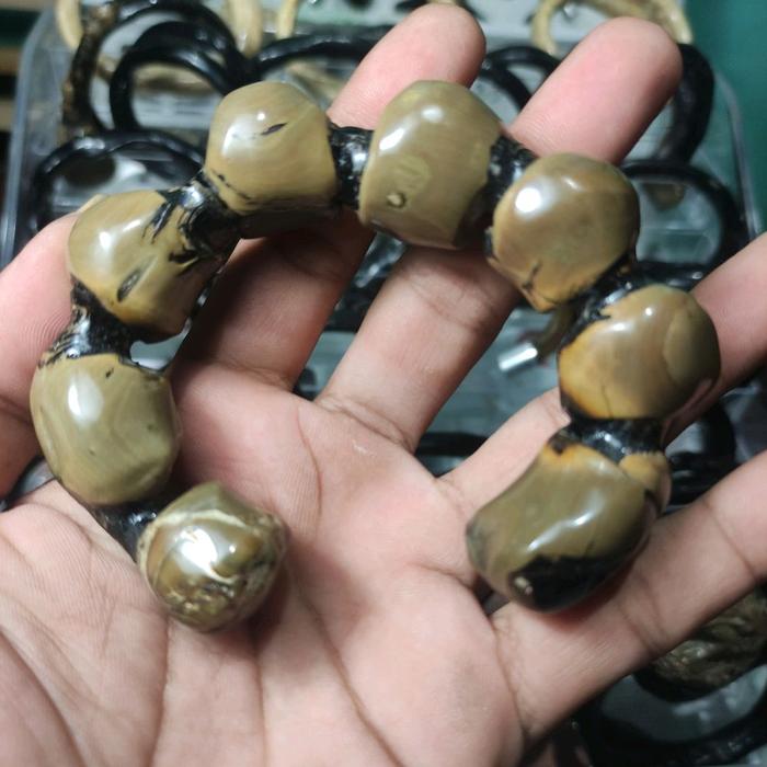 gelang akar bahar bonggol anggur super mewah original