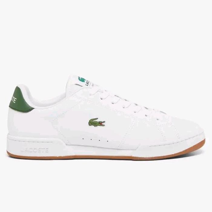 LACOSTE Men's Carnaby Cup Leather Sneakers Original Sepatu Kasual Pria