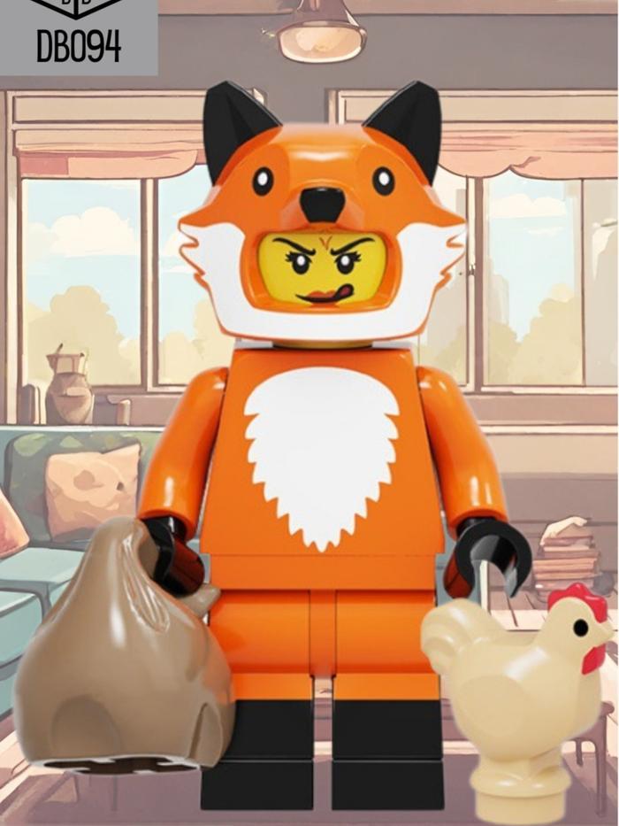 MURAH Mainan Anak Edukasi Koleksi Figure Animal Costume Fox Rubah Kostum DB094