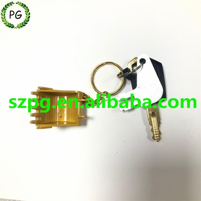 8H5306 5P8500 Ignition Key with Bucket Key Chain for Caterpillar