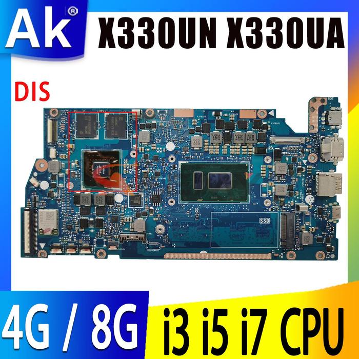 X330U Papan Utama untuk ASUS VivoBook S13 X330U I330UN X330UA I330UA