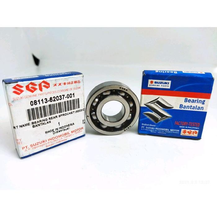 bearing laher nap gir satria 2 tak hiu lumba ukuran 6203 original sgp