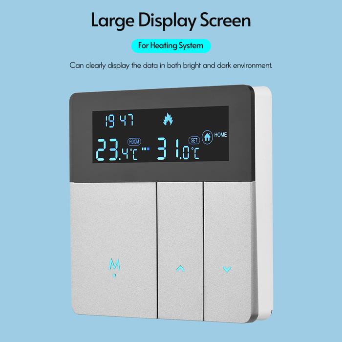 Programmable Smart Digital Thermostat Wireless Room Thermostat