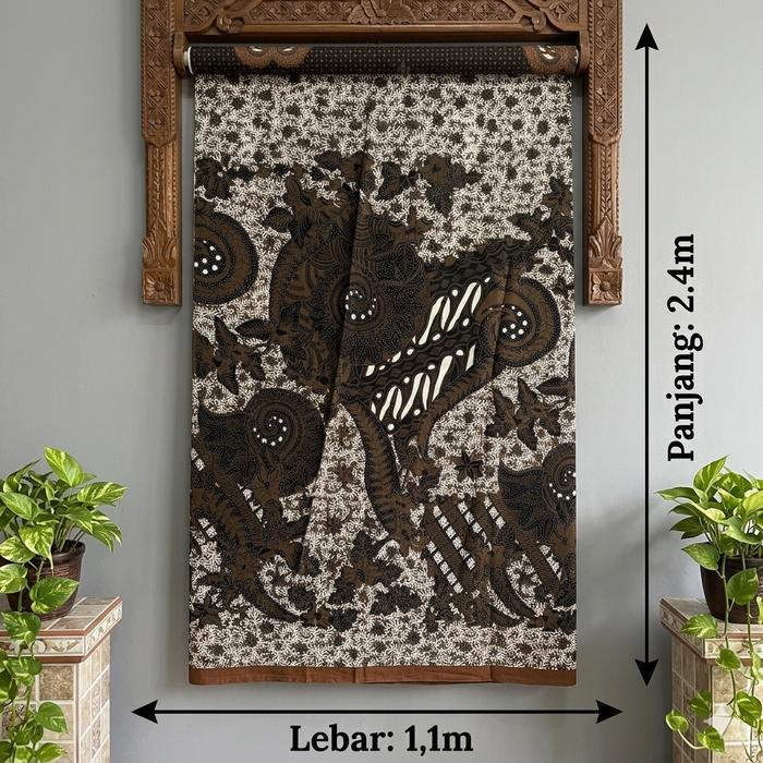 Kain Batik KEONG MAS | Katun Prima Mestres Sanforise 2,4m x 1,10m—Batik Suci Alya