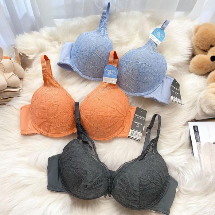 Bra BH PIERRE CARDIN 62366 - Berkawat - Busa Tebal - Size 34B 36B