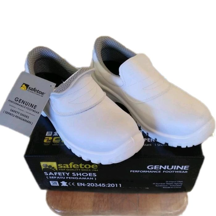 Sepatu Safety Safetoe Draco White Original - Putih