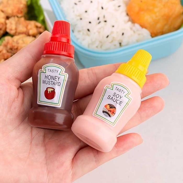 Botol Saos Mini Tomato Ketchip Sauce Bottle 25ml 2PCS -DP656
