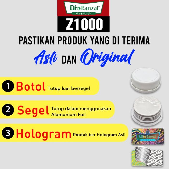 Paket 6 tol BIO BANZAI Dasshu Z1000 asli jepang pupuk organik untuk pertumbuhan akar tunas bunga dan