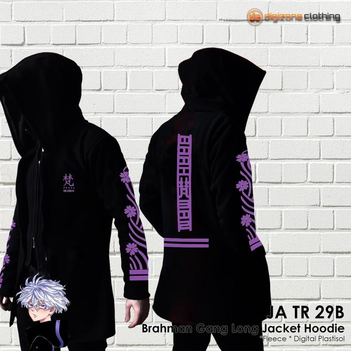 Jaket Hoodie Anime Tokyo Revengers Brahman Jubah Cosplay JA TR 29