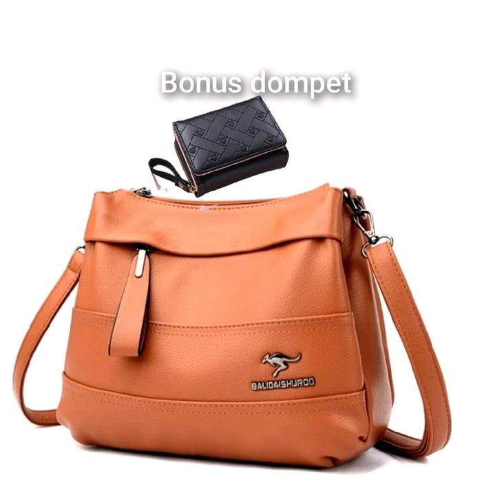 FATHIYAH FASHION - TAS SELEMPANG WANITA.kekinian Kulit