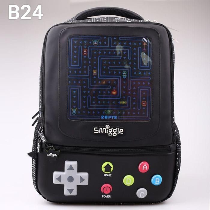 NEW - RANSEL SMIGGLE GAME BLACK SD/RANSEL ANAK SD/RANSEL ANAK LAKI² - TERMURAH