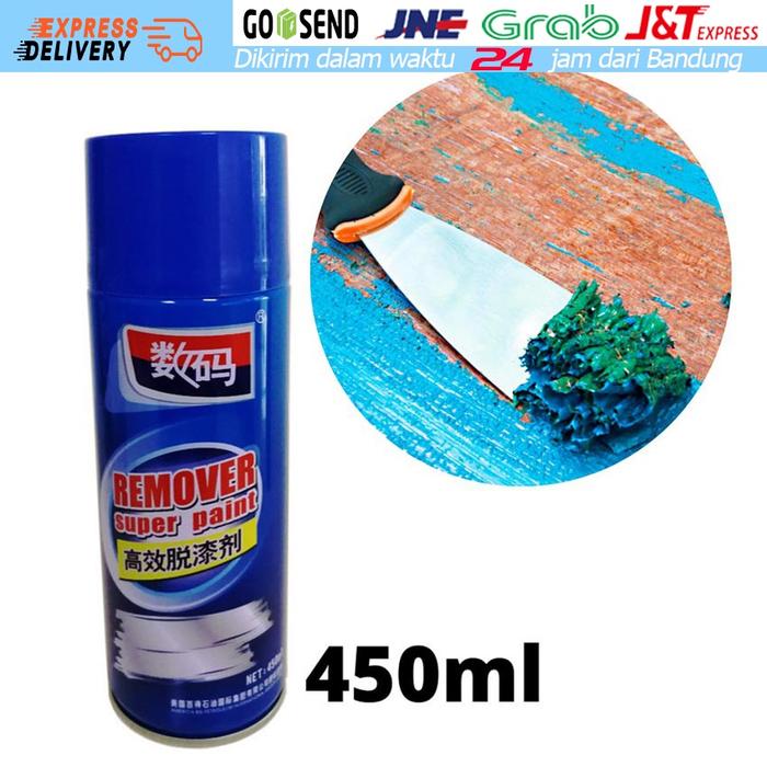 Paint Remover Cairan Perontok Cat Pernis Kayu Logam Tembok 450ML