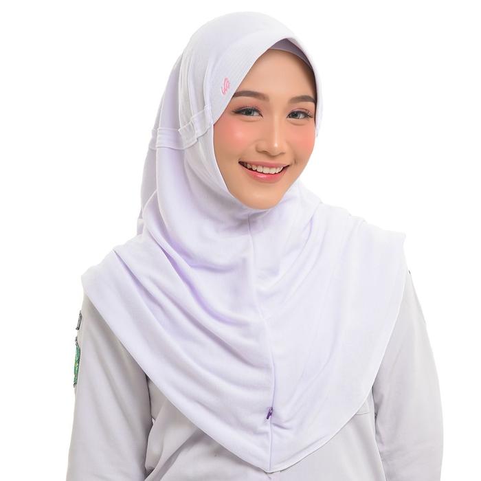 Kerudung Hijab Instan Innova LX by Rabbani Bergo KAS - Untuk Sekolah & Sehari-hari, Aksen Pita Serut