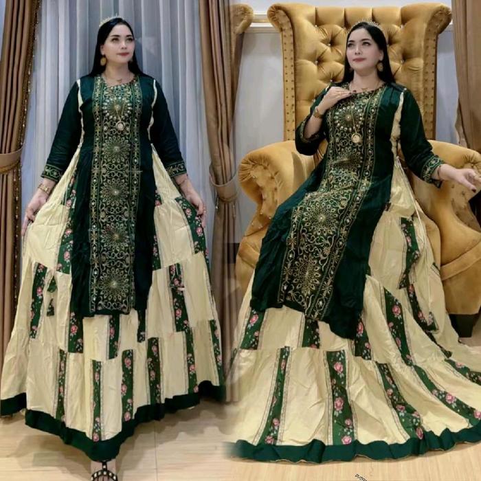 Gamis india bordir//gamis india anarlidah//gamis india terbaru
