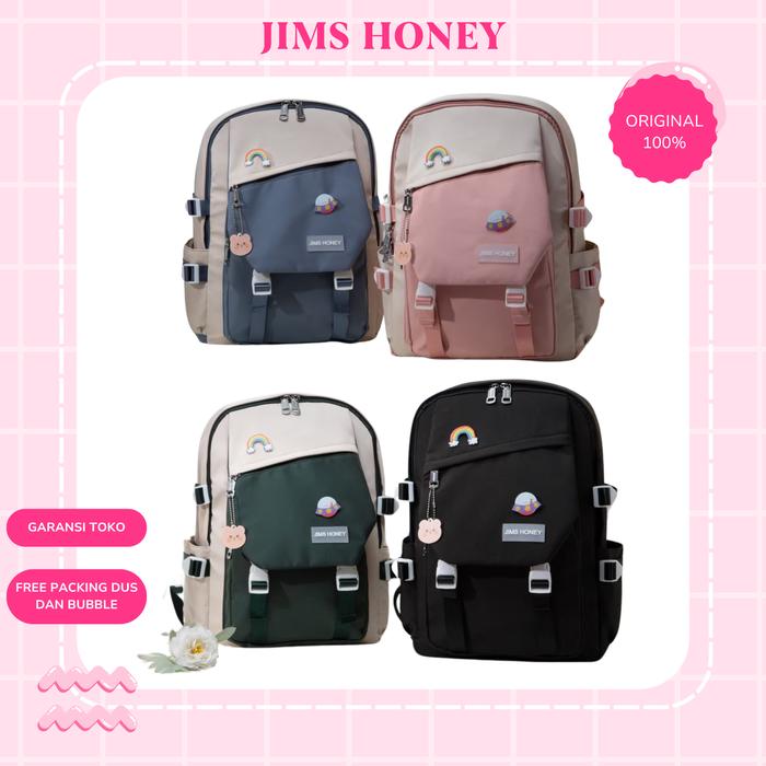 Tas Ransel Backpack Parasut Wanita Import Original Joan Bag Jims Honey