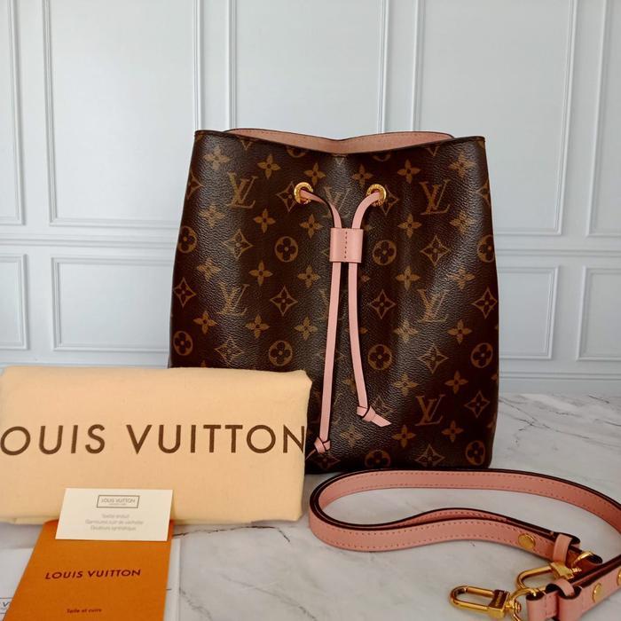 TAS LV NEO NOE PINK COMES WITH DUST BAG • VVGC