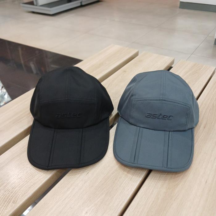Topi Running - ASTEC Lipat Running Cap - Black [ASCCAU5UF5BL005000] - Original