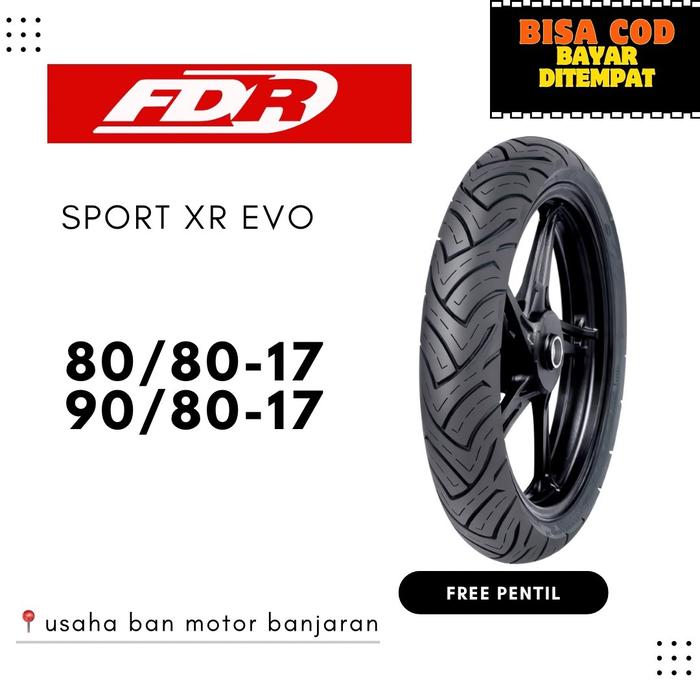 BAN MOTOR SPORT XR EXO 80/80-17 90/80-17 TUBELESS RING 17