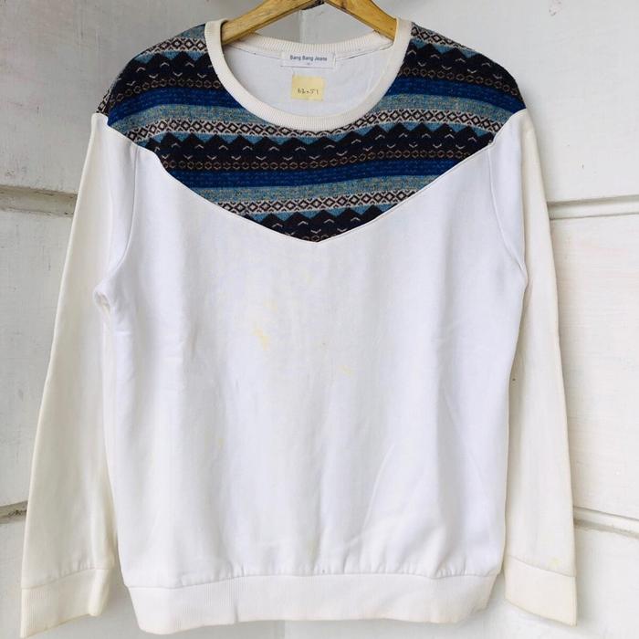 Crewneck Bang Bang Jeans Patern Navajo Second Branded Original