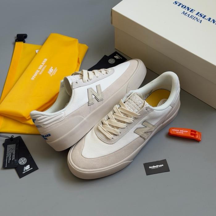 New Balance Numeric 272 x Stone Island White