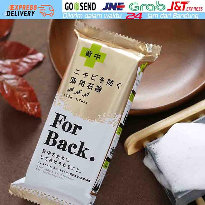 **ORIGINAL JAPAN** Pelican For Back Acne Medicated Soap Bar 135gr SABUN JERAWAT PUNGGUNG