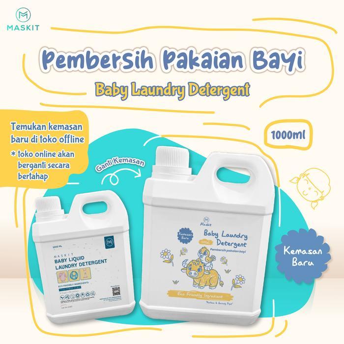 Deterjen Bayi Baby Detergent Maskit 1L Baru lahir Balita