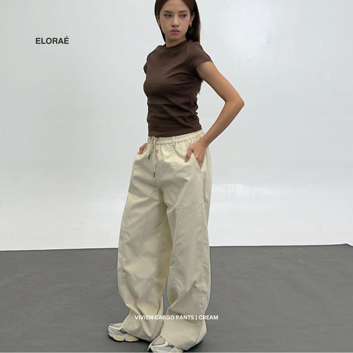 ELORAE Vivien Cargo Pants | Celana Baggy Cargo Daily