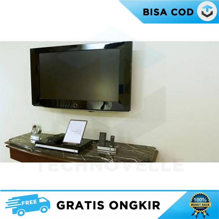 PENYANGGA TV LED DINDING 43 Inch PASANG DI DINDING TEMPEL TEMBOK B25