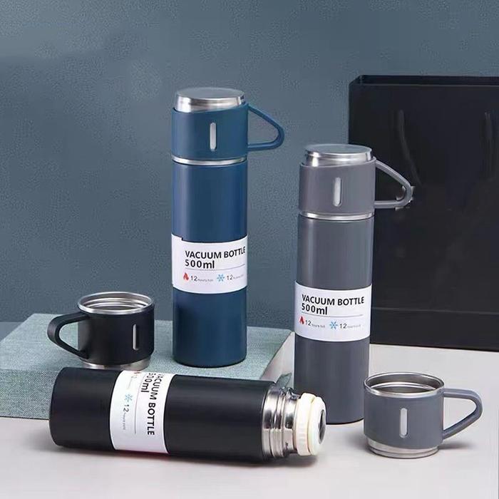 Stainless Steel Thermos Cup Large Capacity Vacuum Flask Coffee Tea