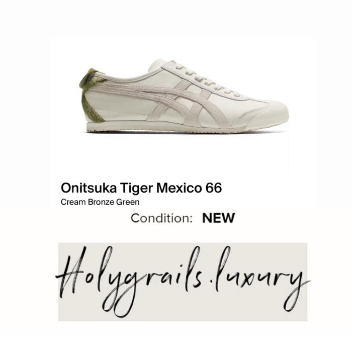 Onitsuka Tiger Mexico 66 Cream Bronze Green 100% Original