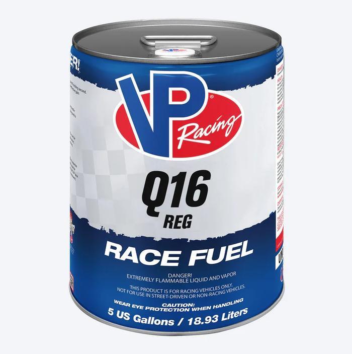 VP Racing Fuel Q16 Drag Race Oxygenated Bensin Balap Via Darat/Laut