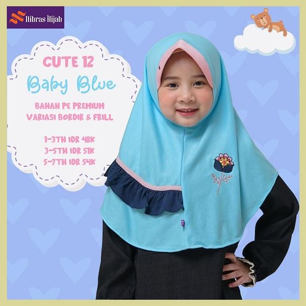 Nibras Hijab Cute Pad 12 - Kerudung Anak Muslim