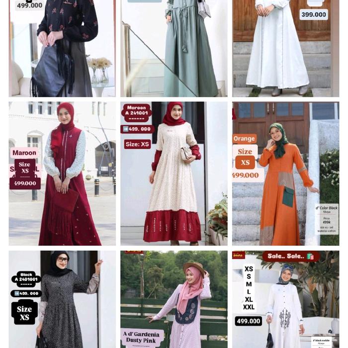 Gamis Wanita Dewasa Ukuran XS//ORI by Dannis