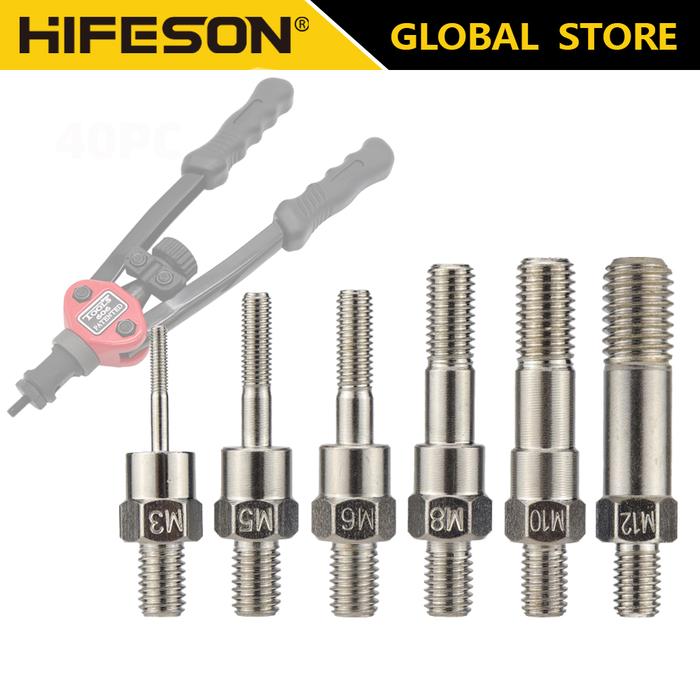 HIFESON Hand Rivet Nut Gun Part Manual Threaded Rivet Head