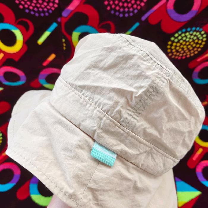 Topi Bucket Hat Milltage Krem Original Thrift | Unisex | Outdoor | Preloved
