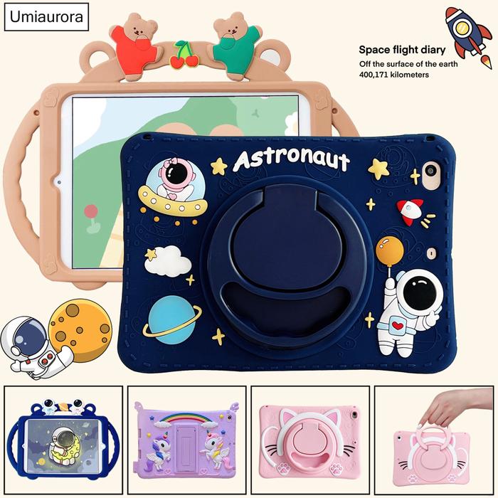 Cartoon Kids Handle Tablet Case For Lenovo Tab P11 Plus TB-J606F