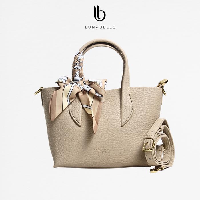 LUNABELLE Esme Scarf Handbag - Tas Tangan Top Handle Bag Selempang Wanita