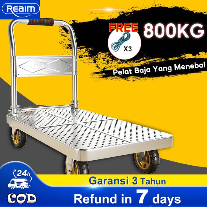 TROLI LIPAT TROLLEY HAND TRUCK MODEL TROLI BARANG / TROLLEY BARANG LIPAT HAND TRUCK MODEL BESI 600 K