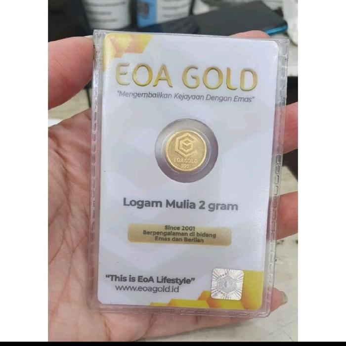 logam mulia EOA gold berat 2gram