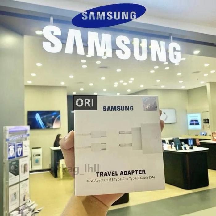 Charger Samsung 45W Type C Original Super Fast Charging Type C To Type C Charger Samsung Original