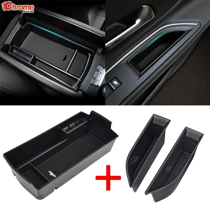 Car Armrest + Side Door Storage Box For Peugeot 3008GT 3008 5008 2017
