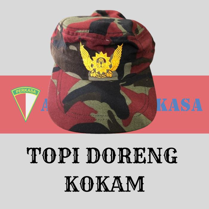 AMANAT PERKASA-Topi Doreng Kokam/topi kokam