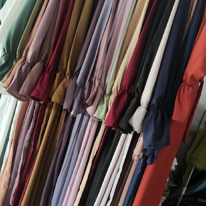 gamis polos simpel promo 100.000 dpt 3pcs,bebas pilih² Muslim